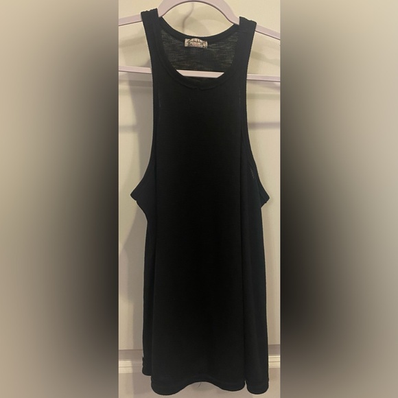 Free People Tops - Free People Intimately Tank Halter Top Sz XS Black Ribbed